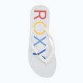 Moteriškos šlepetės per pirštą ROXY Sandy III white/rainbow monogram 5