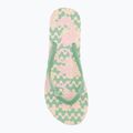 Moteriškos šlepetės per pirštą ROXY Tahiti VII green/pink 5