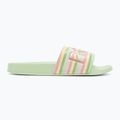 Moteriškos šlepetės ROXY Slippy II green stripe 2