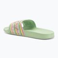 Moteriškos šlepetės ROXY Slippy II green stripe 3