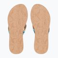 Moteriškos šlepetės per pirštą ROXY Porto Raffia II blue depths 3