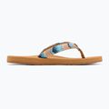 Moteriškos šlepetės per pirštą ROXY Porto Raffia II blue depths 2