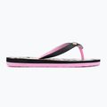 Vaikiškos šlepetės per pirštą ROXY Tahiti VII black/pink stencil 2