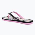 Vaikiškos šlepetės per pirštą ROXY Tahiti VII black/pink stencil 3