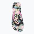 Vaikiškos šlepetės per pirštą ROXY Tahiti VII black/pink stencil 5