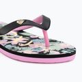 Vaikiškos šlepetės per pirštą ROXY Tahiti VII black/pink stencil 7