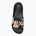 Moteriškos šlepetės ROXY Slippy II black/green print 5