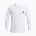 Vyriški plaukimo marškinėliai ilgomis rankovėmis Quiksilver DNA Bubble Logo white