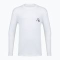 Vyriški plaukimo marškinėliai ilgomis rankovėmis Quiksilver DNA Bubble Logo white