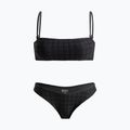 Moteriškas dviejų dalių maudymosi kostiumėlis ROXY Bandeau Cheeky anthracite