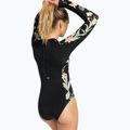 Moteriškas vientisas maudymosi kostiumėlis ROXY Fashion anthracite island escape 4