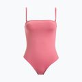 Moteriškas vientisas maudymosi kostiumėlis ROXY Solid Beach Classics Bandeau heather rose
