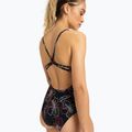 Moteriškas vientisas maudymosi kostiumėlis ROXY Active Basic Printed anthracite athletic hibiscus 3