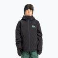 Vaikiška snieglenčių striukė Quiksilver Mission true black