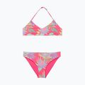Dviejų dalių maudymosi kostiumėlis vaikams ROXY Aquarella Tri Bralette Set sangria sunset
