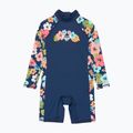 Kombinezonas UPF 50+ vaikiškas ROXY Morning Flower Springsuit mood indigo morning flowers