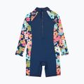Kombinezonas UPF 50+ vaikiškas ROXY Morning Flower Springsuit mood indigo morning flowers 2