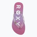 Vaikiškos šlepetės per pirštą ROXY Viva Jelly sangria sunset 5