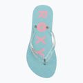 Vaikiškos šlepetės per pirštą ROXY Viva Jelly aqua splash 5