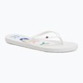 Moteriškos šlepetės per pirštą ROXY Sandy III white multi 1