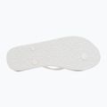 Moteriškos šlepetės per pirštą ROXY Sandy III white multi 1 4