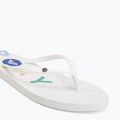 Moteriškos šlepetės per pirštą ROXY Sandy III white multi 1 7