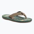 Vaikiškos šlepetės per pirštą Billabong All Day Impact Print moss green