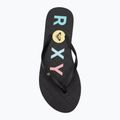 Moteriškos šlepetės per pirštą ROXY Sandy III black/rainbow 5