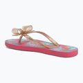 Vaikiškos šlepetės per pirštą ROXY Lulu IV pink multi camo 3