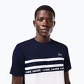 Vyriški marškinėliai Lacoste TH7515 white/navy blue 3