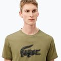 Vyriški marškinėliai Lacoste TH2042 khaki/black 3