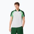 Vyriški teniso polo marškinėliai Lacoste Polo DH8963 white/liamone green