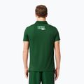 Vyriški teniso polo marškinėliai Lacoste Polo DH8963 white/liamone green 3