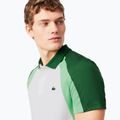 Vyriški teniso polo marškinėliai Lacoste Polo DH8963 white/liamone green 4