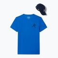 Vyriški teniso marškinėliai Lacoste TH1044 gipsy white/navy blue 4