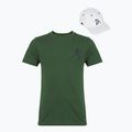 Vyriški teniso marškinėliai Lacoste TH1044 green/navy blue