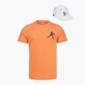 Vyriški marškinėliai + kepurė Lacoste TH1044 blossom/white