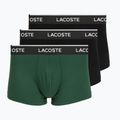 Vyriškos trumpikės Lacoste 5H1300 3 pack black/green