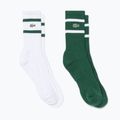 Kojinės Lacoste RA9189 Ankle 3-pak green/white