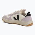 Moteriški batai VEJA V-10 Prime Leather pure/black/parme 3