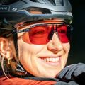Akiniai nuo saulės Julbo Frequency Reactiv 0-3 High Contrast translu blue/black/red flash 2