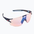 Julbo Aerospeed Reactiv Performance Hc tamsiai mėlyni/tamsiai mėlyni/oranžiniai dviratininkų akiniai J5023432