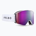 Slidinėjimo akiniai Julbo Launcher Reactiv High Contrast white/black/flash purple