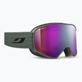 Slidinėjimo akiniai Julbo Cyclon Reactiv High Contrast dark green/flash purple