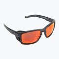 Julbo Shield Polarized 3Cf matiniai permatomi/permatomi juodi/juodi akiniai nuo saulės J5069414