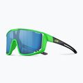 Julbo Fury S Spectron 3Cf matiniai fluorescencinės žalios/juodos spalvos vaikiški dviratininko akiniai J5501116