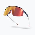 Akiniai nuo saulės Julbo Density Spectron shiny translucent dark blue/white/red 5