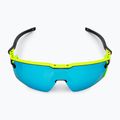 Julbo Ultimate Cover Polar 4 Hd dviratininkų akiniai juoda/geltona fluo/capsule ocean master 4