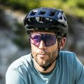 Julbo Edge Reactiv 1-3 High Contrast matiniai permatomi juodi/violetiniai dviratininkų akiniai 7