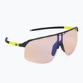 Julbo Dencity Reactiv 1-3 High Contrast matiniai juodi/gelsvi dviratininkų akiniai